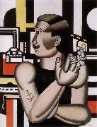 Fernard Leger Mechanic oil on canvas